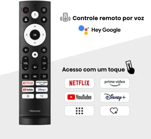 Hisense Smart TV UHD 4K Mini LED 55" Polegadas 55U6N - Imagem 6