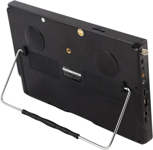 PUSOKEI TV de tela plana pequena, TV LED digital ATSC portátil de 12 polegadas, USB, suporte para cartão SD, entrada HDMI, reprodução de 1080p e ATV/UHF/VHF, inclui controle remoto, suporte e - Imagem 7
