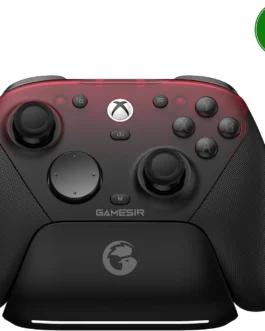 GameSir G7 Pro Controle Gamer Tri-Mode para Xbox, PC e Android Sem Fio 2.4G/Bluetooth e Com Fio Joystick Hall Effect + TMR 1000Hz Polling Rate Botões Macro Giroscópio Vibração 4 Motores Anti-Drift Controle Profissional – Shadow Ember