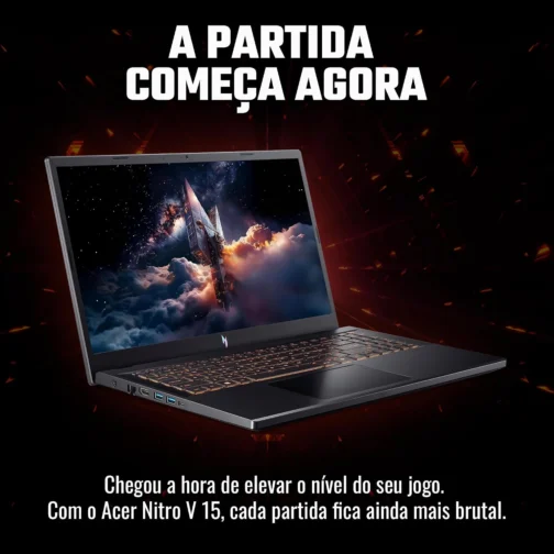 Acer Nitro V 15 Notebook Gamer 15.6" Intel Core i9 RTX 4060 16GB Windows - Imagem 3