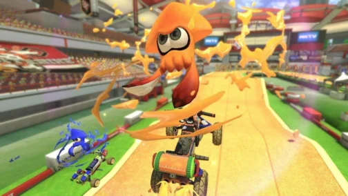 Nintendo, Videogame, Nintendo Switch Mario Kart 8 Deluxe, Console Portátil e Doméstico, Azul Neon e Vermelho Neon - Imagem 10