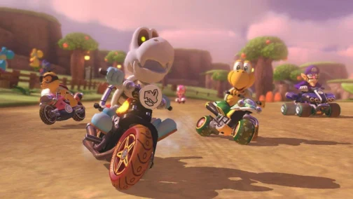 Nintendo, Videogame, Nintendo Switch Mario Kart 8 Deluxe, Console Portátil e Doméstico, Azul Neon e Vermelho Neon - Imagem 12