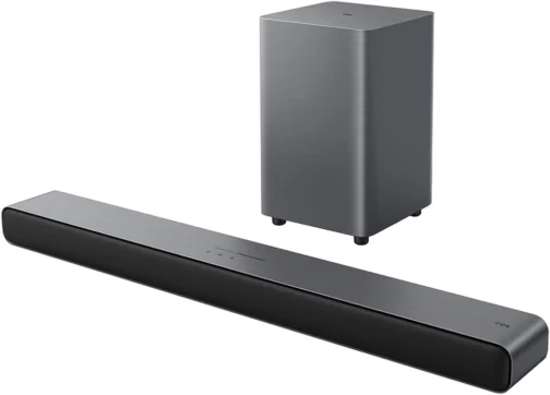 Combo Smart TV TCL 55 QD-Mini LED 4K C6K WiFi 144Hz 55C6K e Soundbar TCL Subwoofer 2.1 S55H - Imagem 3