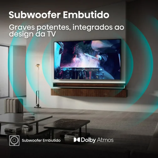 Hisense Smart TV 4K 65" Polegadas 65U7QG Mini LED - Imagem 8