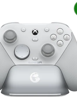 GameSir G7 Pro Controle Gamer Tri-Mode para Xbox, PC e Android Sem Fio 2.4G/Bluetooth e Com Fio Joystick Hall Effect + TMR 1000Hz Polling Rate Botões Macro Giroscópio Vibração 4 Motores Anti-Drift Controle Profissional – Branco