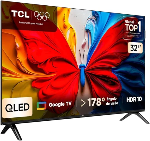 Combo Smart TV TCL 55 QD-Mini LED 4K C6K WiFi 144Hz 55C6K e Smart TV TCL 32 QLED FHD S5K WiFi 32S5K - Imagem 5