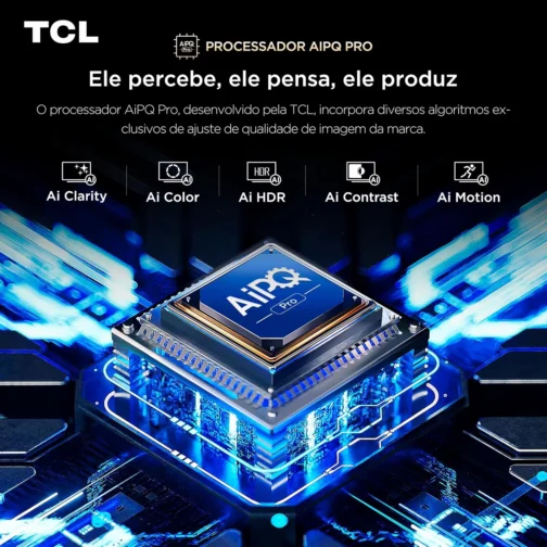 Combo Smart TV TCL 55 QD-Mini LED 4K C6K WiFi 144Hz 55C6K e Smart TV TCL 32 QLED FHD S5K WiFi 32S5K - Imagem 8