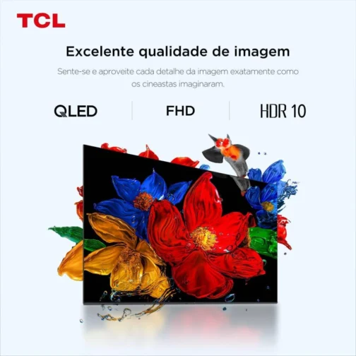 Combo Smart TV TCL 55 QD-Mini LED 4K C6K WiFi 144Hz 55C6K e Smart TV TCL 32 QLED FHD S5K WiFi 32S5K - Imagem 9