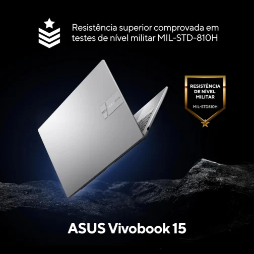 Notebook ASUS Vivobook 15, Intel Core 5, 8 GB, 512 GB SSD, W11 Home, 15.6'' FHD, Cool Silver - X1504MA-BQ244W - Imagem 7