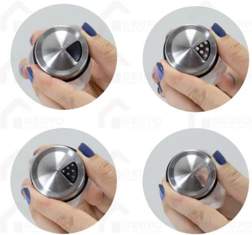 Kit Porta Condimentos 6 PCs + Suporte UnyHome - Imagem 7