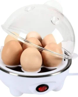 Cozedor Elétrico de Ovos 110 V – Panela a Vapor para Cozimento Rápido e Saudável (Branco)