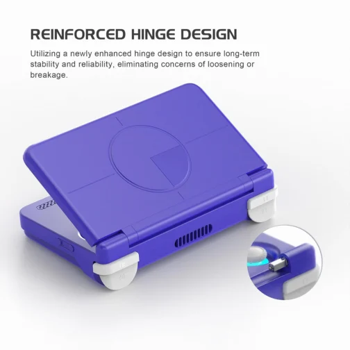 Retroid Pocket Flip 2 Retro Game Console, 5.5" AMOLED 1080P Display, Hall Effect Sticks, 5000mAh Battery, Portable Android Handheld (GC) - Imagem 3