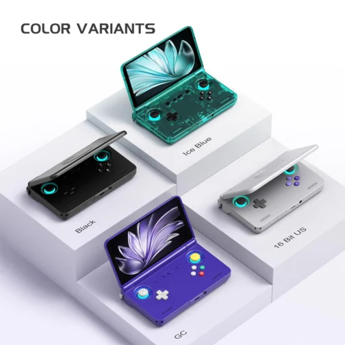 Retroid Pocket Flip 2 Retro Game Console, 5.5" AMOLED 1080P Display, Hall Effect Sticks, 5000mAh Battery, Portable Android Handheld (GC) - Imagem 9