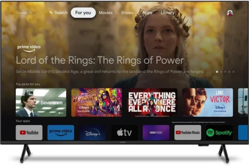 Smart TV Philips Ambilight 55" 4K 55PUG7908/78, Google TV, Comando de Voz, Dolby Vision/Atmos, VRR/ALLM, Bluetooth - Imagem 4