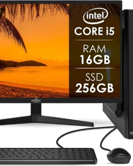 Computador Completo Intel Core i5 16GB SSD 256GB Monitor 21,5″ 4 Núcleos Super Turbo Pc Hdmi Teclado e Mouse Strong Tech