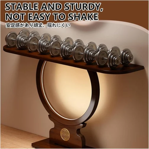 Mesa de console de madeira moderna para entrada, sofá estreito com prateleira inferior para trás de sofá, corredor, sala de estar e quarto, destaque multifuncional (100 cm) - Imagem 5