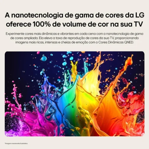 Smart TV LG QNED Mini LED AI 4K QNED70 55 polegadas 2026 - Imagem 7