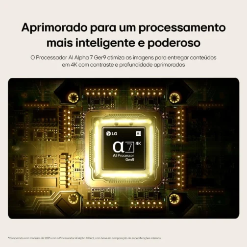 Smart TV LG QNED Mini LED AI 4K QNED70 55 polegadas 2026 - Imagem 9