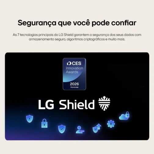 Smart TV LG QNED Mini LED AI 4K QNED70 55 polegadas 2026 - Imagem 12