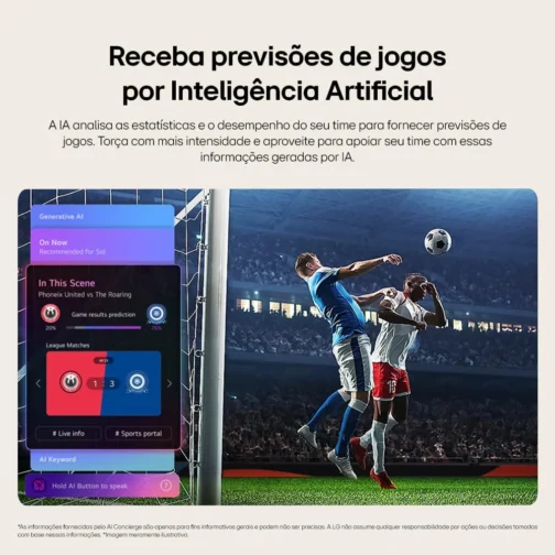 Smart TV LG QNED Mini LED AI 4K QNED70 55 polegadas 2026 - Imagem 15
