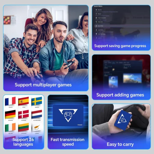 2TB Game Hard Drive with 20441 Games, Plug and Play Video Game Console for PC, 3 Game System in 1, Emulator Console Compatible with win OS - Imagem 6