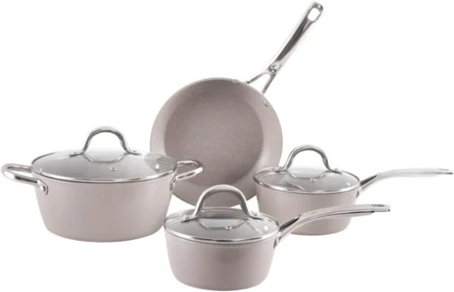Conjunto de Panelas Brinox Antiaderente Essenza Nude 4 Peças Indução - Imagem 9