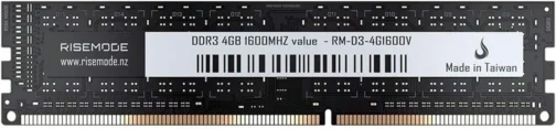 Memória RAM Rise Mode Value Series 4GB 1600MHz DDR3 para Desktop 1.5v, CL11 - RM-D3-4G1600V - Imagem 2
