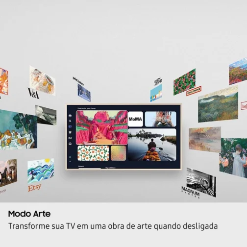 Samsung Vision AI TV 55" The Frame 4K LS03F 2025 - Imagem 6