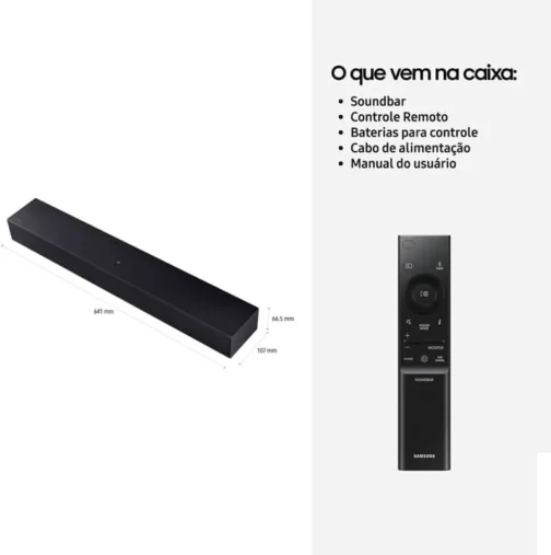 Samsung Combo Smart TV 55" Crystal UHD 4K U8600F + Soundbar HW-B400F - Imagem 8