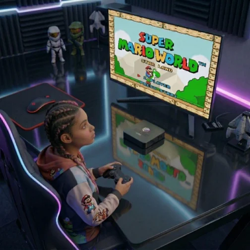 Game Retro Diversos Consoles 2 Controles com Fio Sistema com Jogos Atualizado Arcadian Box (2 Controles com fio) - Imagem 2