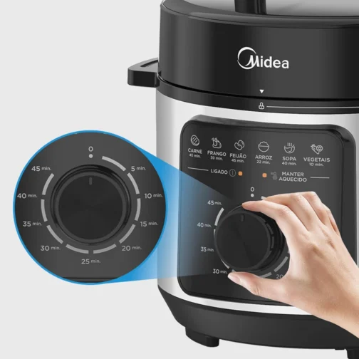Midea Panela de Pressão Mecânica 4L,127V - Imagem 5